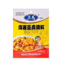 High quality   dilicious SiChuan mala Tofu Seasoning for Cooking 80g/bag